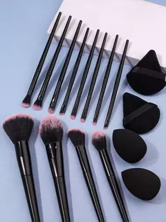 Conjunto de 12 Pincéis de Maquiagem - comprar online