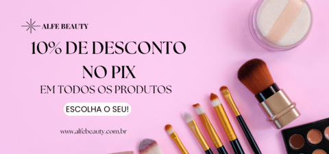 Imagem do banner rotativo Alfe Beauty - Maquiagem e Cosméticos 