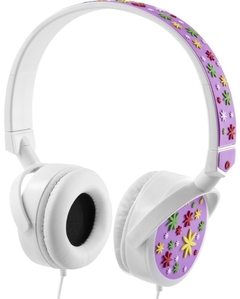 Fone de Ouvido Flor Violeta MF-8604V na internet