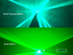 Laser Show Turquesa 500mW na internet