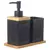 Kit Lavabo Banheiro Dispensador Líquido Escova Bandeja / 350