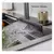 Cuba Pia Cozinha Gourmet Inox Escovado + Com Torneira Misturador Cascata Luxo Re - loja online