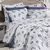 Cobre Leito Casal Colcha Estampada 3 Peças 160 Fios Borboletas - DOMU DECOR