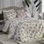 Cobre Leito Casal Colcha Estampada 3 Peças 160 Fios Borboletas - comprar online