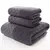 Toalha de algodão puro super absorvente, grande, 35x75cm, grossa, macia, toalha - DOMU DECOR