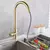 Rozin toque inteligente torneira da cozinha preto pull out sensor torneiras pret - DOMU DECOR