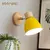 Nordic de madeira lâmpada parede com interruptor moderna arandela para o quarto - comprar online