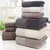 Toalha de algodão puro super absorvente, grande, 35x75cm, grossa, macia, toalha - DOMU DECOR