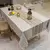 Toalha de mesa retangular redonda de linho batilo, toalha de mesa à prova d&#39 - DOMU DECOR