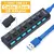 Hub USB 3.0 Hub USB 3 USB 2.0 Multi Splitter Adaptador de Energia, Expansor múl