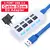 Hub USB 3.0 Hub USB 3 USB 2.0 Multi Splitter Adaptador de Energia, Expansor múl