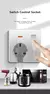 Evite interruptor de botão de parede com luz indicadora 2way prata escovado pai - DOMU DECOR