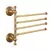 Acessórios do banheiro antigo bronze toalha prateleira suporte de papel higiên - DOMU DECOR