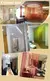 Cortinas de cor sólida listradas, 300x260cm, branco, cinza, linha clássica, ja - loja online