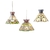 Lustre Xadrez Verde em Noz