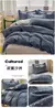 4 peças, conjunto de cama 100% algodão, conjunto de edredom de lençol de quat