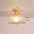 IWHD-LED Lâmpada do teto para decoração de casa, iluminação interior, vidro