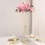 Vasos de flores de ferro cor dourada 50/68cm, suporte de flores para casamento, - comprar online