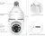 V380 lâmpada câmera 1080p ip cctv câmeras 5mp rede doméstica cam sem fio 360 - loja online