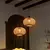 Lâmpada pingente de bambu lustre luminária artesanal rattan luminária restaur na internet
