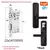 Xsdts tuya wifi digital eletrônico inteligente fechadura da porta com câmera i - comprar online