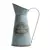 Vaso de flor de metal estilo vintage, Acabamento galvanizado Rústico Jarro de f