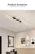 Moderno teto LED para sala de estar, sala de jantar, lâmpadas do quarto, escand