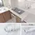 Imagem do Papel de parede autoadesivo para cozinha, 40cm, padrão de mármore, pvc, decora