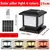 Luz solar ao ar livre led coluna cronometrada luz escurecimento luzes solares co - comprar online
