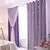 Camadas duplas românticas sheer crianças meninas cortinas com estrelas ocas pa na internet