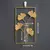 1pc moderno vaso de parede metal ginkgo folha parede suspenso vaso de flores hid - DOMU DECOR