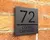Grande Personalizado Acrílico Casa Moderna Números Sinal, 3D Letter Sign, Nome - loja online