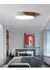 Luz de teto LED ultra fina com controle remoto, lâmpada de madeira, luminária, na internet