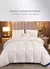 95% branco ganso cama edredão super king size especial pena de ganso &amp; para na internet