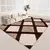 Nordic impressão marrom tapete para sala de estar quarto decoração casa piso na internet