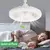Ventilador de teto inteligente 3 em 1 com iluminação com controle remoto Base na internet