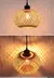 Lâmpada pingente de bambu lustre luminária artesanal rattan luminária restaur