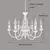 Estilo Europeu Ferro LED Lustres para Sala de Estar, Lustre Moderno, Lustre Ilum - comprar online