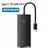 Baseus adaptador de hub usb 4 em 1 usb tipo c para usb 3.0 hub divisor adaptador - comprar online