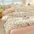 Conjunto de cama de algodão para casal, lençol confortável, estilo fresco, ca - loja online