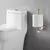Suporte de rolo de papel dourado cristal, suporte de papel higiênico cromado, s - DOMU DECOR