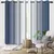 2 unidades/conjunto cor sólida gradiente janela cortina onda padrão cortinas d - comprar online