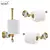 Suporte de rolo de papel dourado cristal, suporte de papel higiênico cromado, s