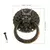 2 peças antigo bronze dragão cabeça alças antigo estilo chinês vintage puxa - comprar online