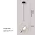 Magpie pássaro led cabo pingente lâmpadas AC85-265V interior led luzes do cand - loja online