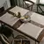 Jogo americano de linho de algodão para mesa de jantar macrame acessório moder - DOMU DECOR