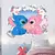 Miniso cartoon lilo&amp; stitch adesivos de parede para quarto. - comprar online