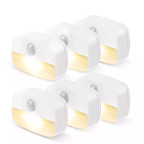 Sensor de movimento luz interior led night light vara na nightlight luzes a pilh