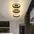 Luz de teto LED redonda e quadrada, iluminação moderna, iluminação para corr