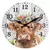 Criativo highland vaca conjuntos padrão relógio de parede de madeira sala esta - comprar online